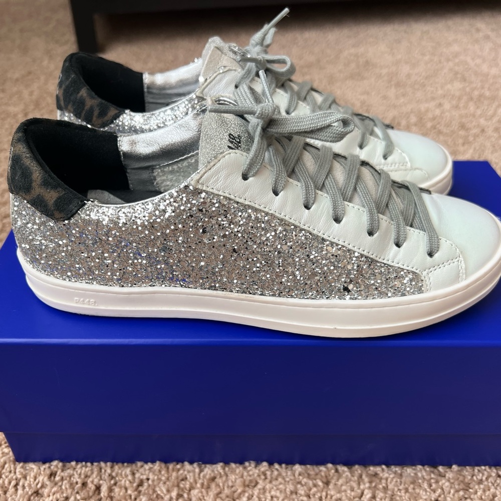 P448 glitter sneakers